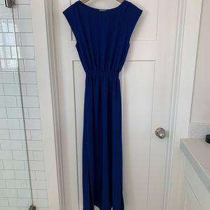 Royal blue maxi dress